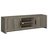 Coaster Hays 2-door TV Console Grey Driftwood Model 701025